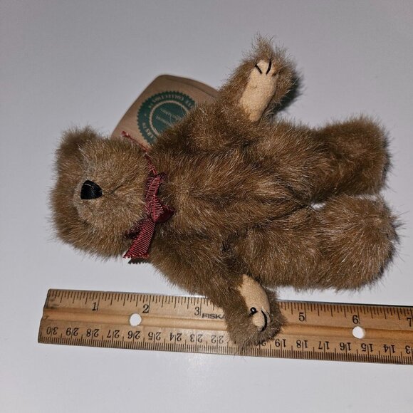 Boyds Bear Archive Collection Plush Small 6" Brown Teddy Jointed #1364 - Picture 6 of 6